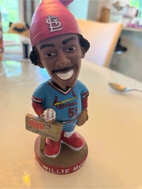 Willie McGee St. Louis Cardinals Blue & Red Bobblehead